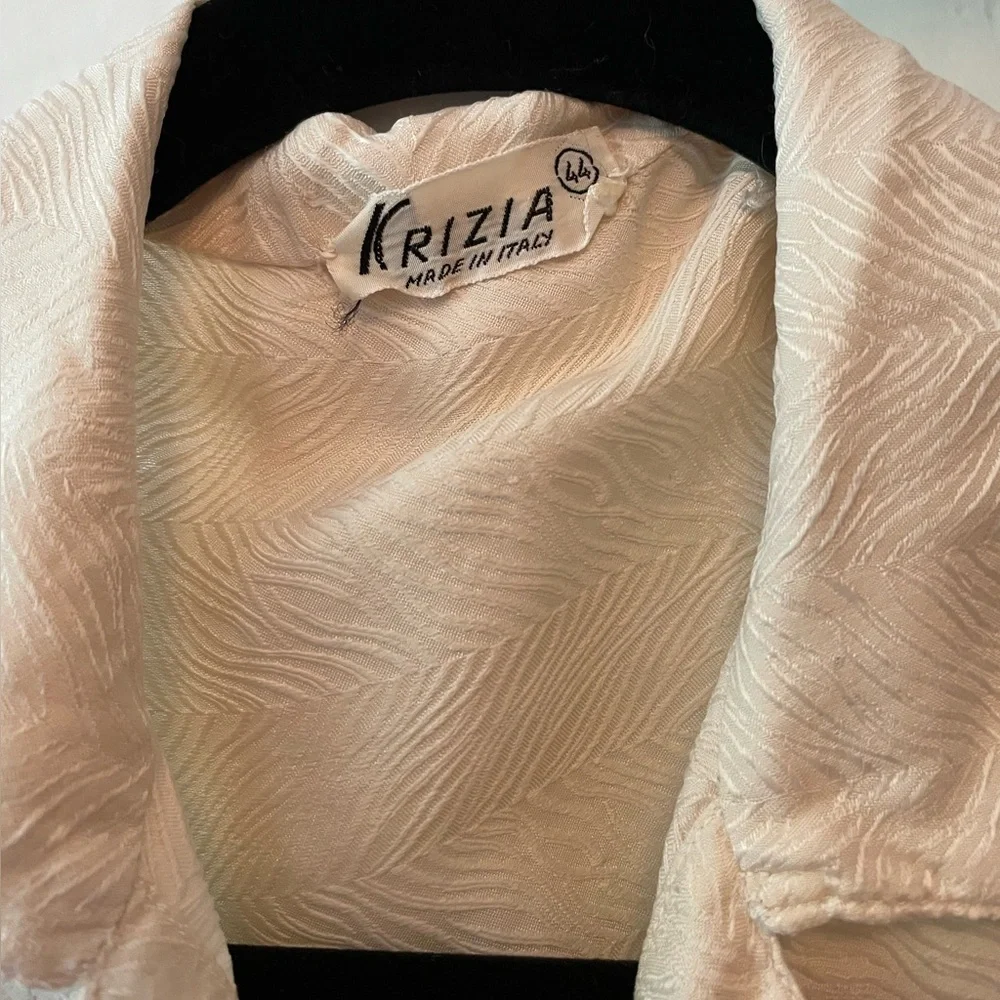 Ivory patterned button down - Picture 8 of 12